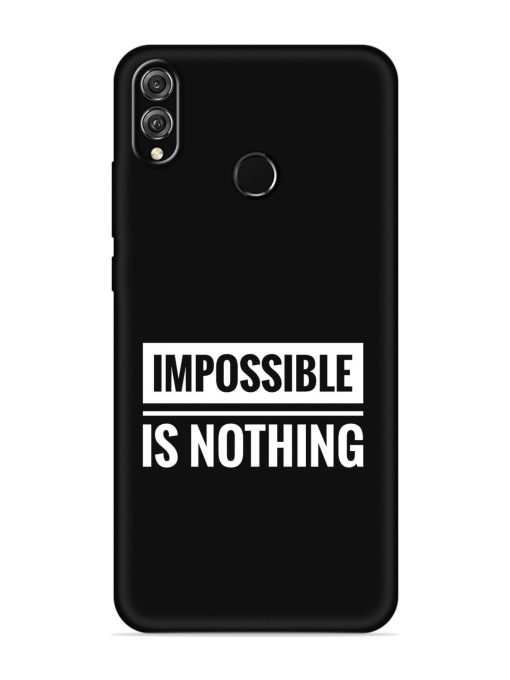 Impossible Is Nothing Embossed Soft Silicone Case for Honor 8X Zapvi