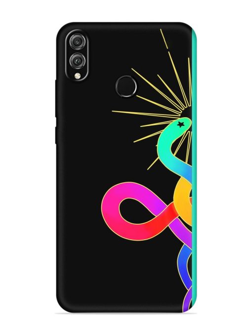 Art Geometric Abstraction Embossed Soft Silicone Case for Honor 8X Zapvi