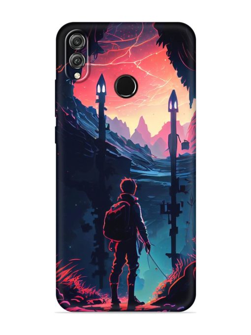 Cgs Artwork Embossed Soft Silicone Case for Honor 8X Zapvi