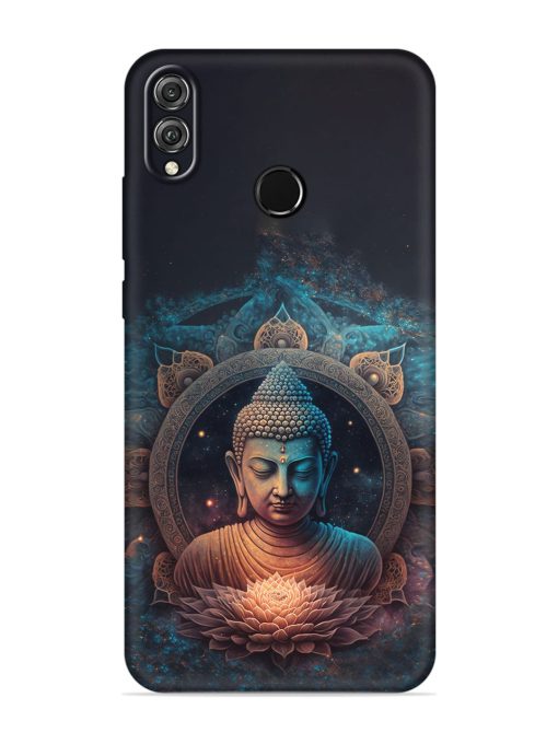 Gautam Buddha Embossed Soft Silicone Case for Honor 8X