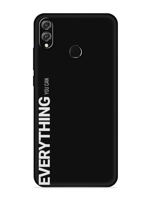 Everything You Can Embossed Soft Silicone Case for Honor 8X Zapvi