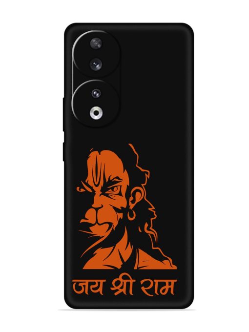 Angry Hanuman Embossed Soft Silicone Case for Honor 90 Zapvi