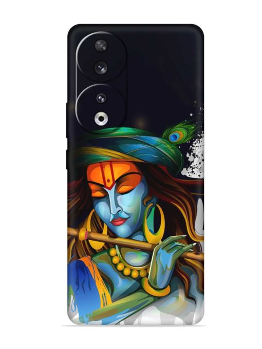 Krishna Art Embossed Soft Silicone Case for Honor 90 Zapvi