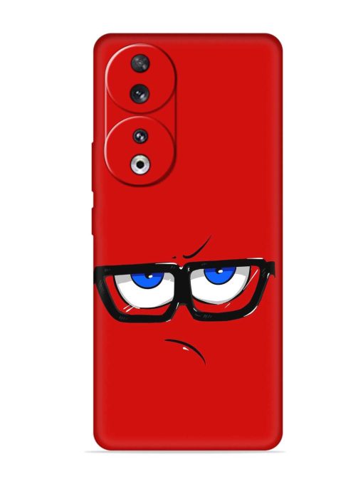 Rad Angry Face Embossed Soft Silicone Case for Honor 90