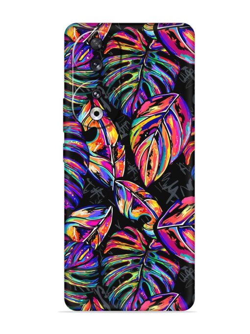 Tropical Seamless Vector Embossed Soft Silicone Case for Honor 90 Zapvi