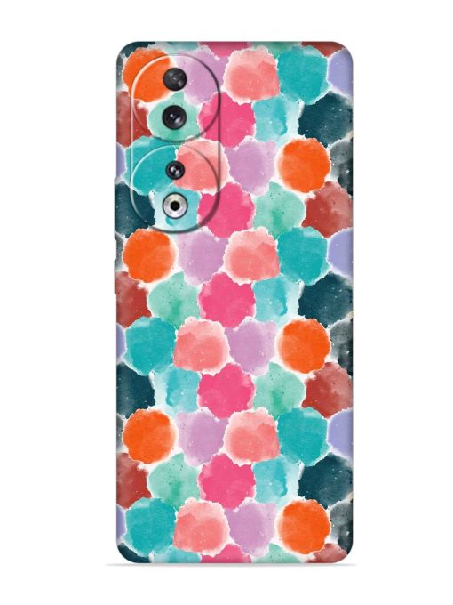 Colorful Seamless Pattern Embossed Soft Silicone Case for Honor 90 Zapvi