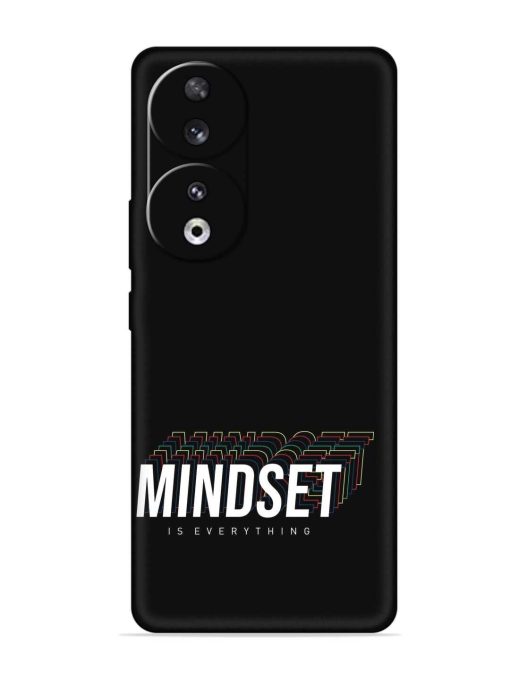 Mindset Everything Slogan Embossed Soft Silicone Case for Honor 90 Zapvi