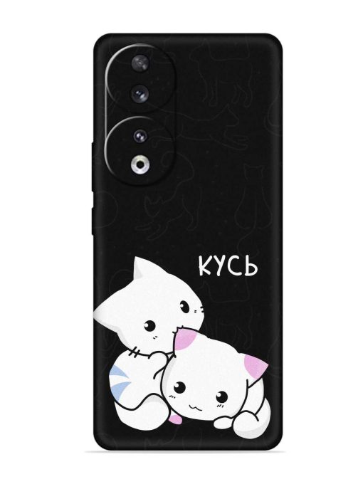 Kycb Cat Embossed Soft Silicone Case for Honor 90 Zapvi