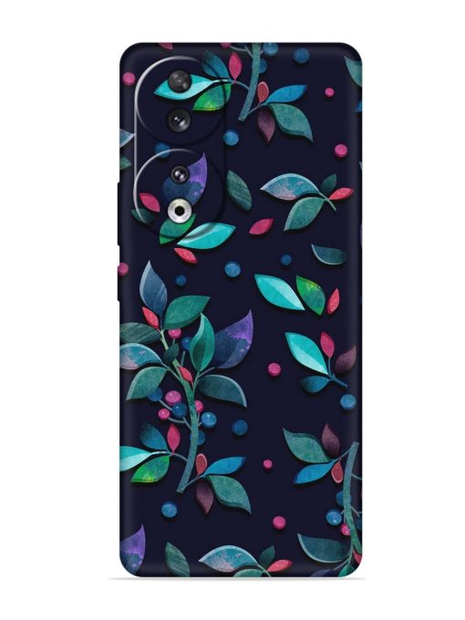 Decorative Watercolor Flower Embossed Soft Silicone Case for Honor 90