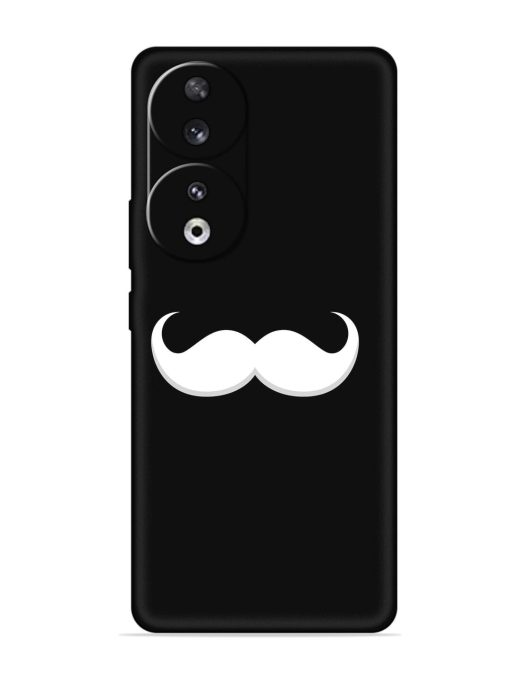 Mustache Vector Embossed Soft Silicone Case for Honor 90 Zapvi