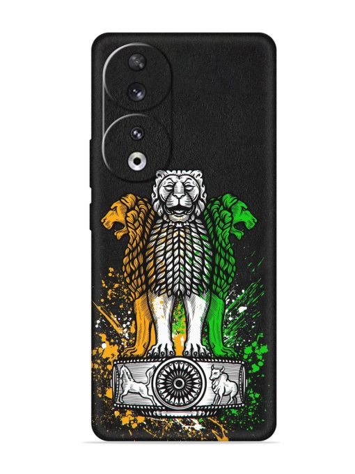 Pillars Of Ashoka Embossed Soft Silicone Case for Honor 90 Zapvi