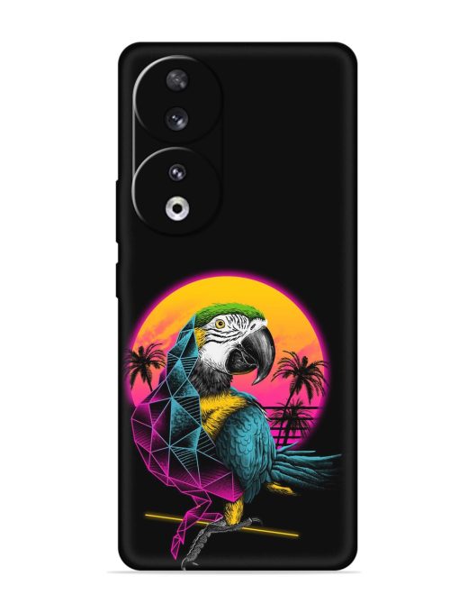 Rad Parrot Embossed Soft Silicone Case for Honor 90