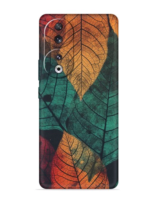 Leaves Artwork Embossed Soft Silicone Case for Honor 90 Zapvi