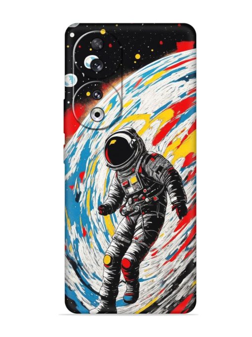 Astronaut Art Embossed Soft Silicone Case for Honor 90 Zapvi