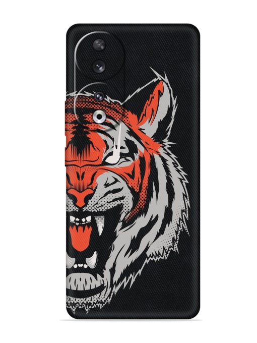 Tiger Aggression Embossed Soft Silicone Case for Honor 90