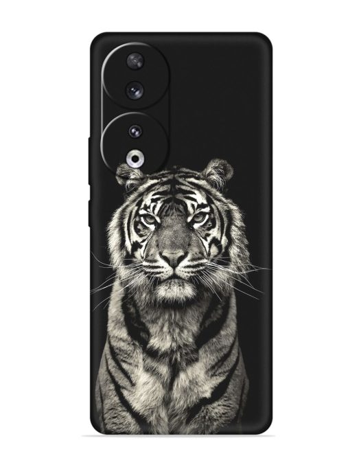 Tiger Art Embossed Soft Silicone Case for Honor 90 Zapvi