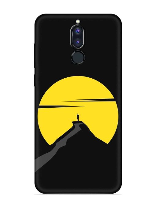 Black Ultra Vector Embossed Soft Silicone Case for Honor 9I