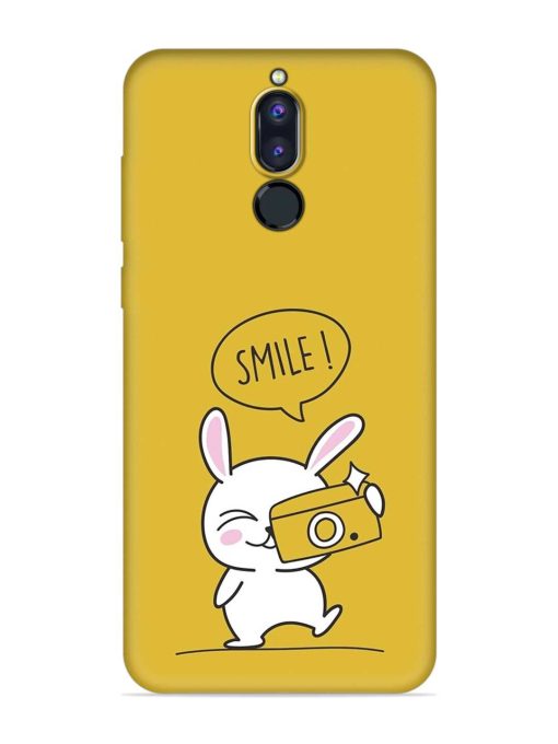 Hey Smile Please Embossed Soft Silicone Case for Honor 9I Zapvi