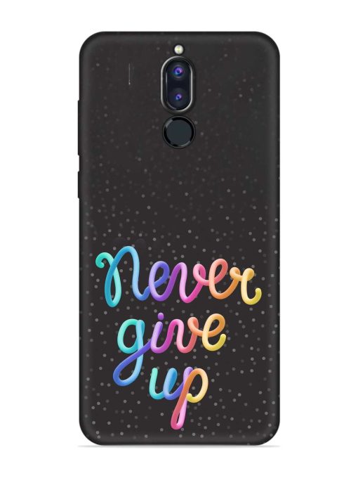 Colorful Stylized Rainbow Embossed Soft Silicone Case for Honor 9I Zapvi