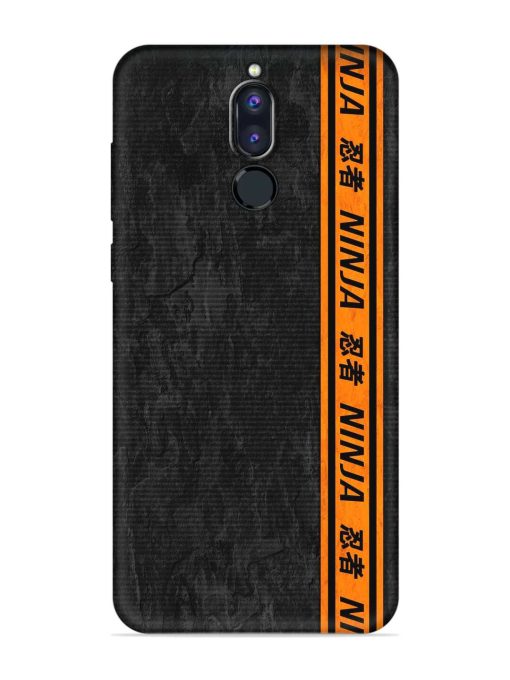 Ninja Srtips Embossed Soft Silicone Case for Honor 9I Zapvi