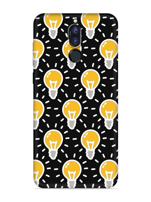 Light Bulb Seamless Embossed Soft Silicone Case for Honor 9I