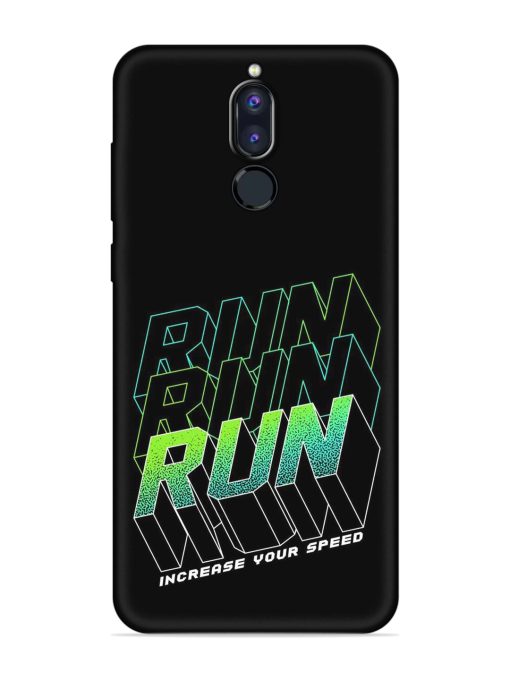 Run Embossed Soft Silicone Case for Honor 9I Zapvi