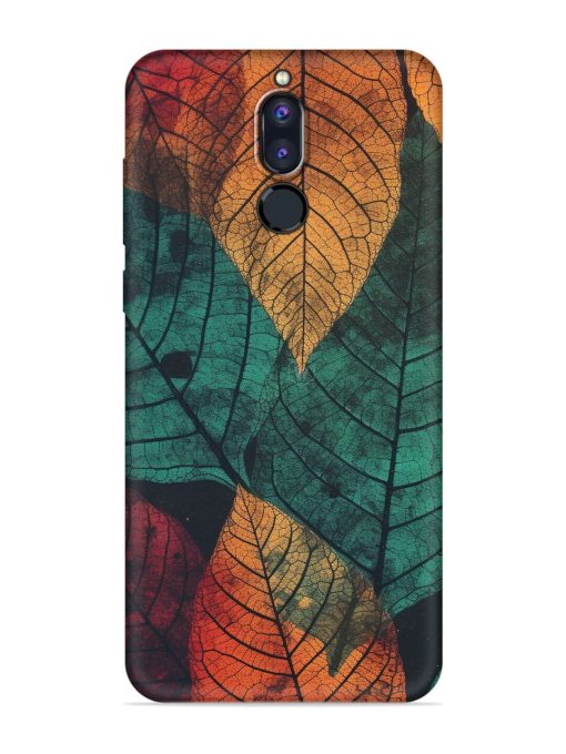 Leaves Artwork Embossed Soft Silicone Case for Honor 9I Zapvi