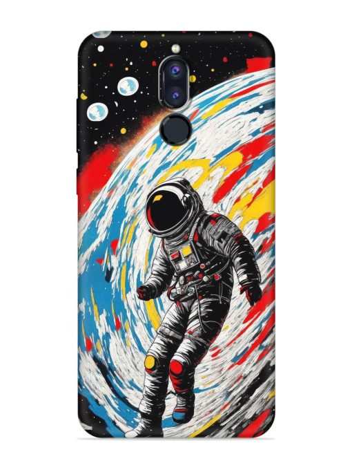 Astronaut Art Embossed Soft Silicone Case for Honor 9I