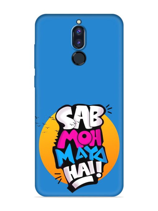 Sab Moh Moya Embossed Soft Silicone Case for Honor 9I