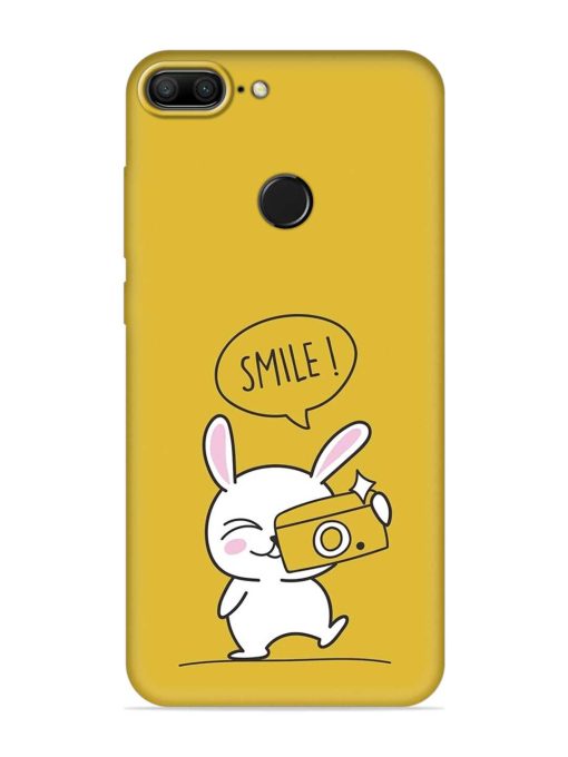 Hey Smile Please Embossed Soft Silicone Case for Honor 9 Lite Zapvi