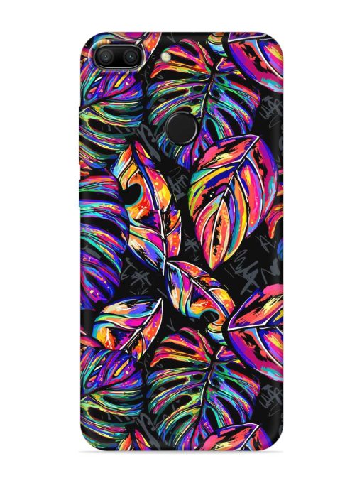 Tropical Seamless Vector Embossed Soft Silicone Case for Honor 9 Lite Zapvi