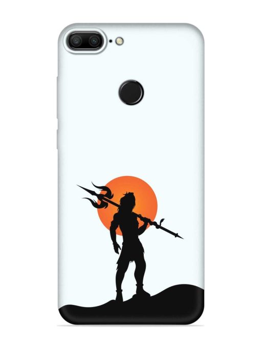 Lord Mahadev Trendy Embossed Soft Silicone Case for Honor 9 Lite