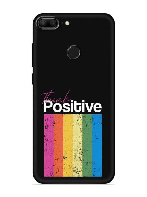 Think Positive Typography Embossed Soft Silicone Case for Honor 9 Lite Zapvi