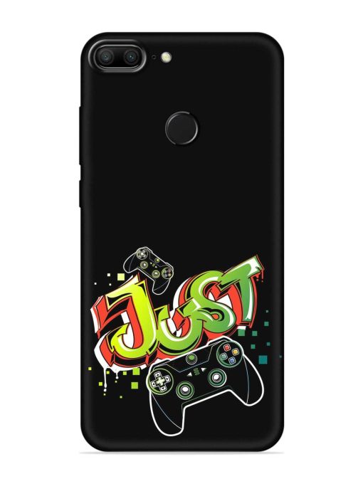 Graffiti Gamepad Illustration Embossed Soft Silicone Case for Honor 9 Lite Zapvi