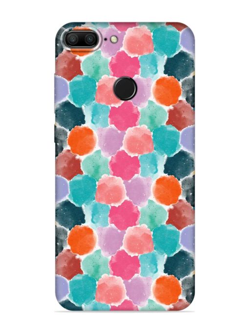 Colorful Seamless Pattern Embossed Soft Silicone Case for Honor 9 Lite