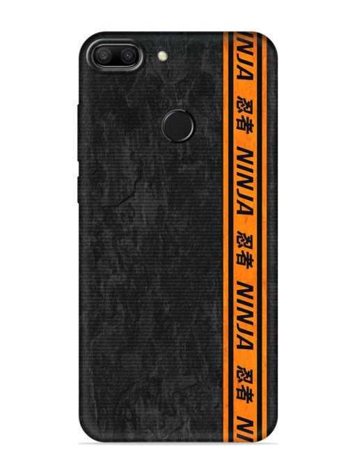 Ninja Srtips Embossed Soft Silicone Case for Honor 9 Lite Zapvi