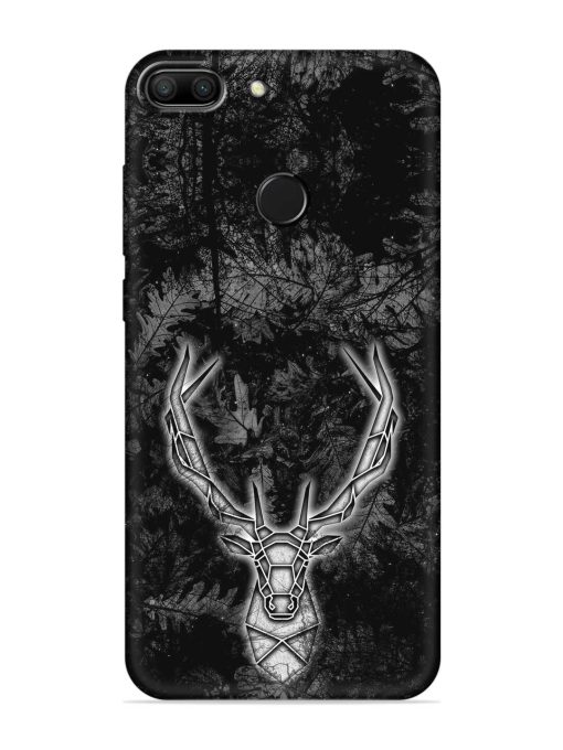 Ancient Deer Embossed Soft Silicone Case for Honor 9 Lite