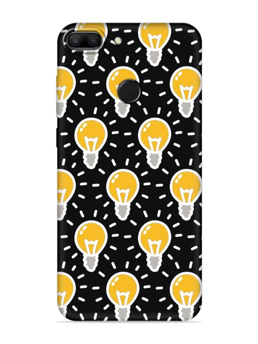 Light Bulb Seamless Embossed Soft Silicone Case for Honor 9 Lite Zapvi