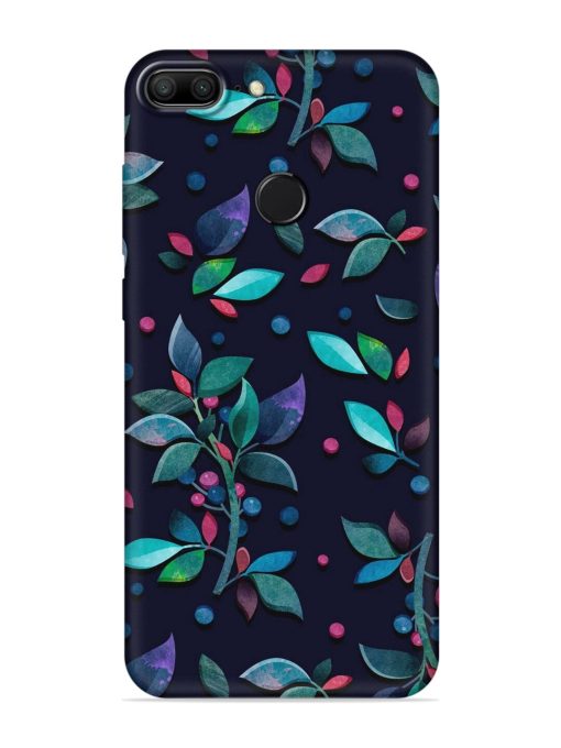 Decorative Watercolor Flower Embossed Soft Silicone Case for Honor 9 Lite Zapvi