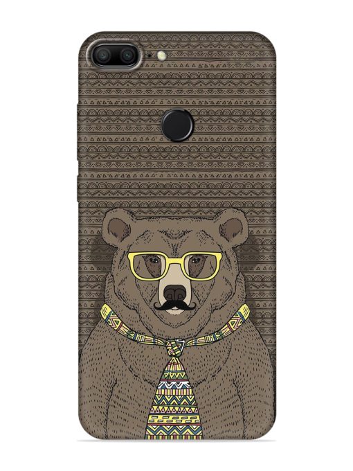 Grizzly Bear Embossed Soft Silicone Case for Honor 9 Lite Zapvi