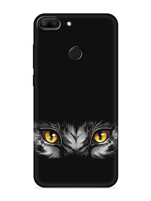 Scary Eye Embossed Soft Silicone Case for Honor 9 Lite