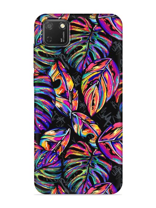 Tropical Seamless Vector Embossed Soft Silicone Case for Honor 9S Zapvi