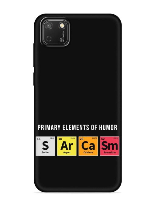 Primary Elements Humor Embossed Soft Silicone Case for Honor 9S Zapvi