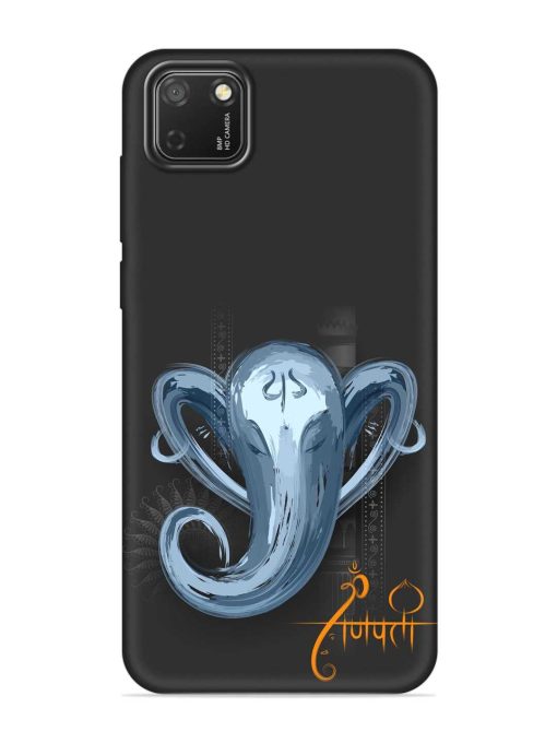 Illustration Lord Ganpati Embossed Soft Silicone Case for Honor 9S Zapvi