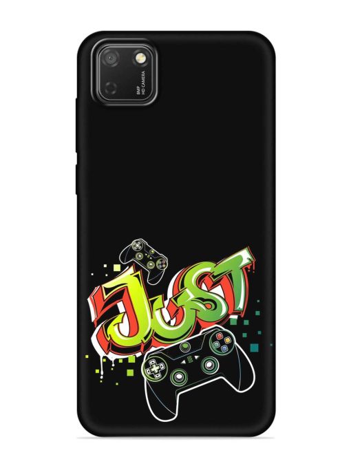 Graffiti Gamepad Illustration Embossed Soft Silicone Case for Honor 9S Zapvi