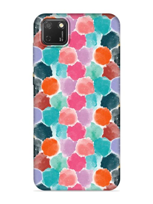 Colorful Seamless Pattern Embossed Soft Silicone Case for Honor 9S