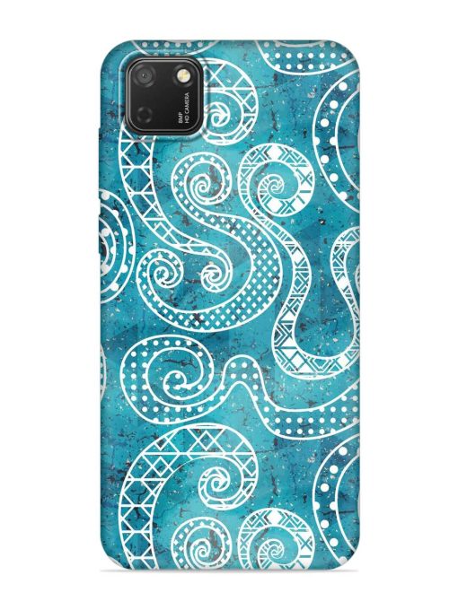 Vintage Curved Seamless Embossed Soft Silicone Case for Honor 9S Zapvi