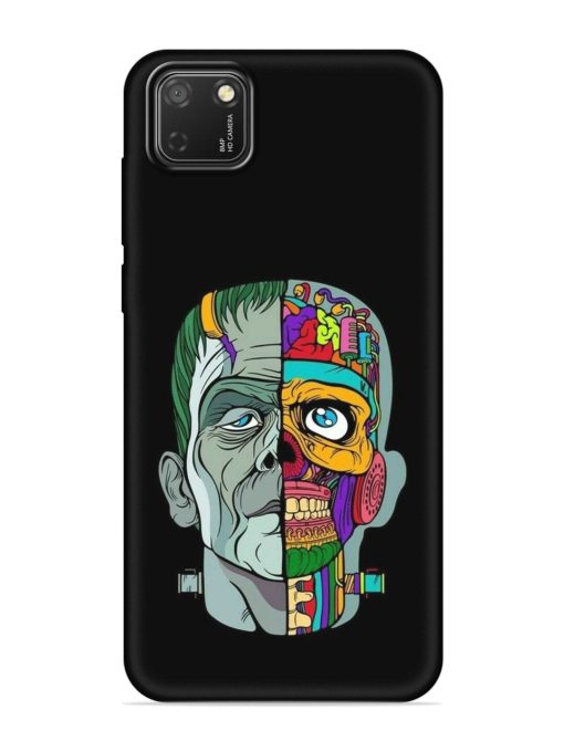 Men Vs Skull Embossed Soft Silicone Case for Honor 9S Zapvi