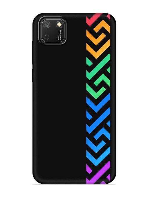 Colorshape Stripes Embossed Soft Silicone Case for Honor 9S Zapvi