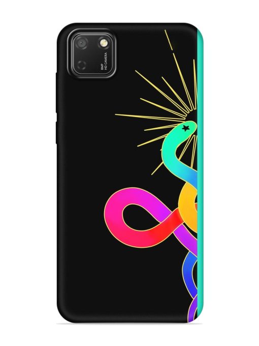 Art Geometric Abstraction Embossed Soft Silicone Case for Honor 9S Zapvi